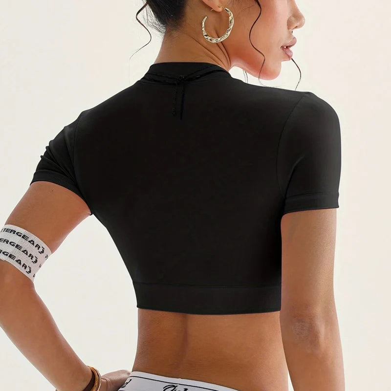 Crop Top Zipper